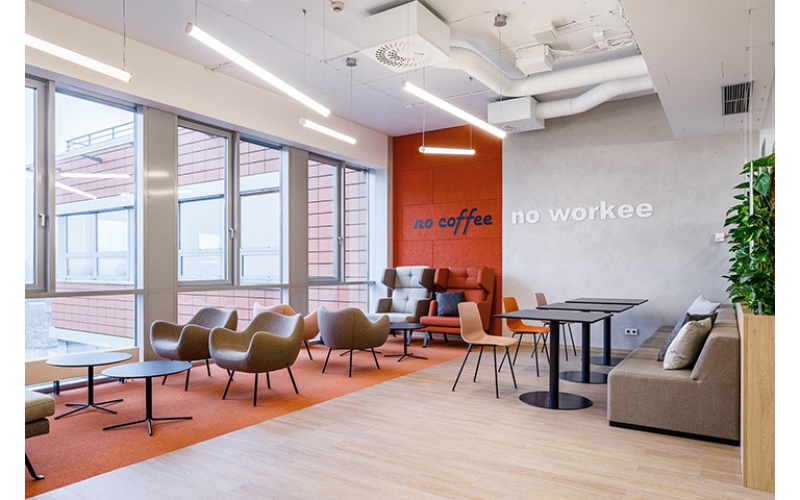 清新北欧风 电话运营商T-Mobile布拉格总部改造设计欣赏