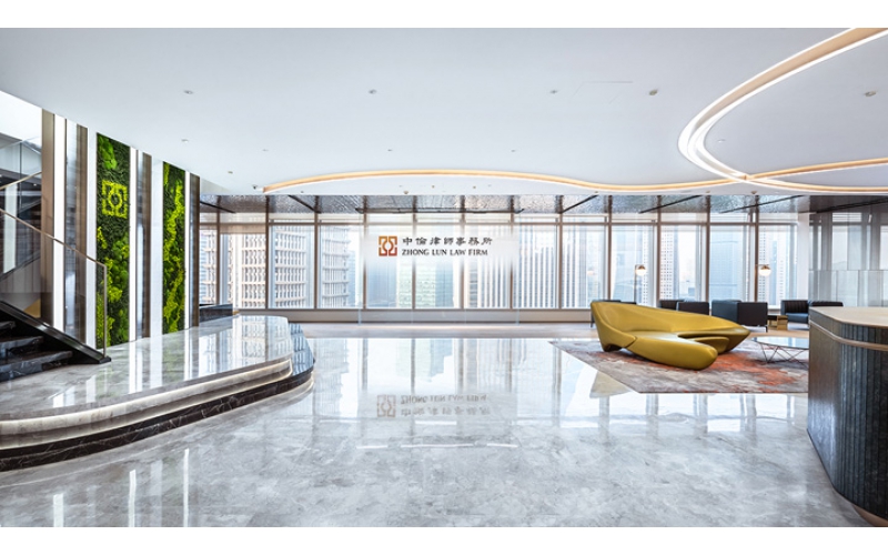 动感优雅 中伦律师事务所上海办公设计欣赏