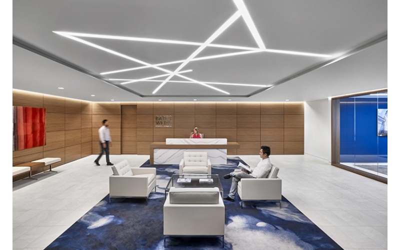 光影流动 贝茨怀特经济咨询公司BWEC华盛顿办公设计欣赏