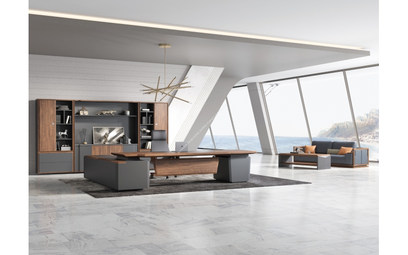 领袖专享－实木办公台－现代环保定制台－领航者领袖班台